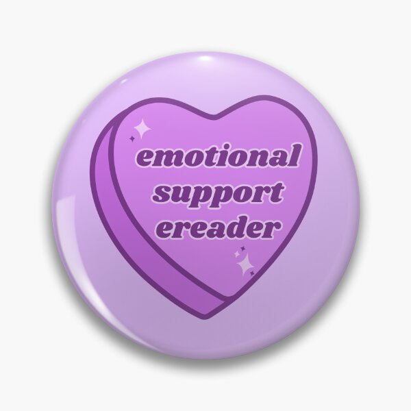 Item preview, Emotional Support Ereader - Purple designed and sold by BecomingBookish.