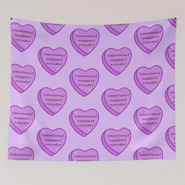 Item preview, Emotional Support Ereader - Purple designed and sold by BecomingBookish.