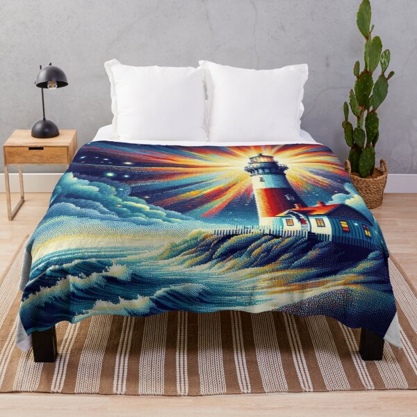 Item preview, Lighthouse at Dawn designed and sold by Lakii13.