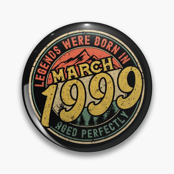 Item preview, Legends were born in MARCH 1999 - aged perfectly - awesome vintage birthday designed and sold by oudinmeissArt.
