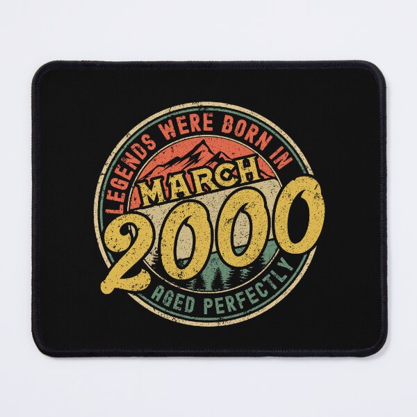 Item preview, Legends were born in MARCH 2000 - aged perfectly - awesome vintage birthday designed and sold by oudinmeissArt.