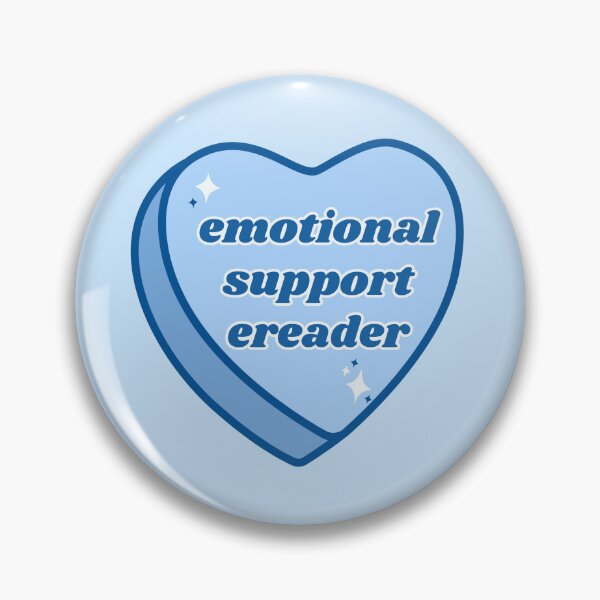 Item preview, Emotional Support Ereader - Blue designed and sold by BecomingBookish.