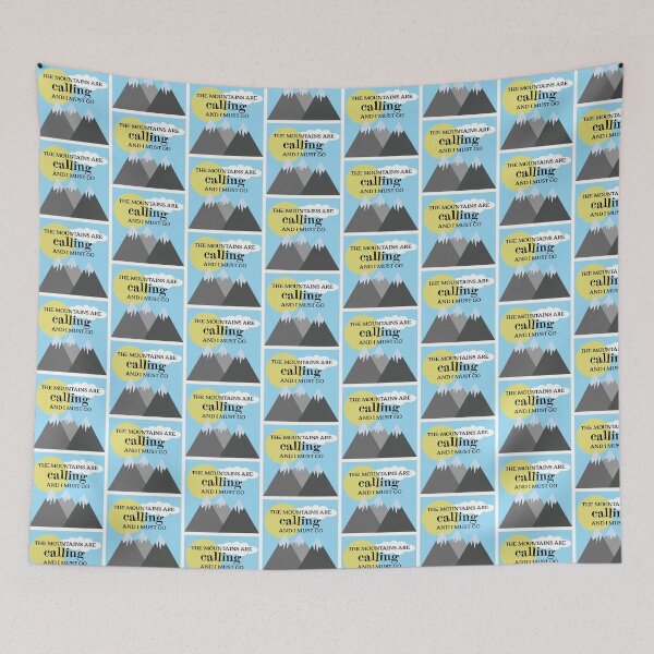 Item preview, The Mountains are Calling and I Must Go Sun designed and sold by Suzakara Designs.