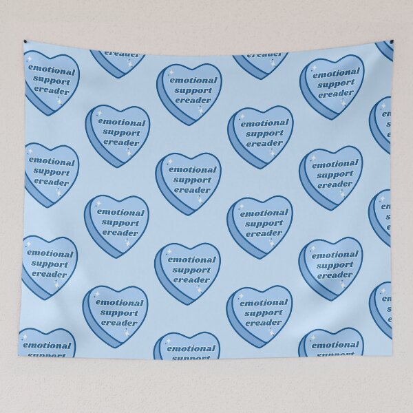 Item preview, Emotional Support Ereader - Blue designed and sold by BecomingBookish.
