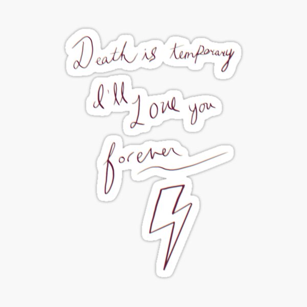 Love you forever &quot; Sticker for Sale by strayheartbja | Redbubble