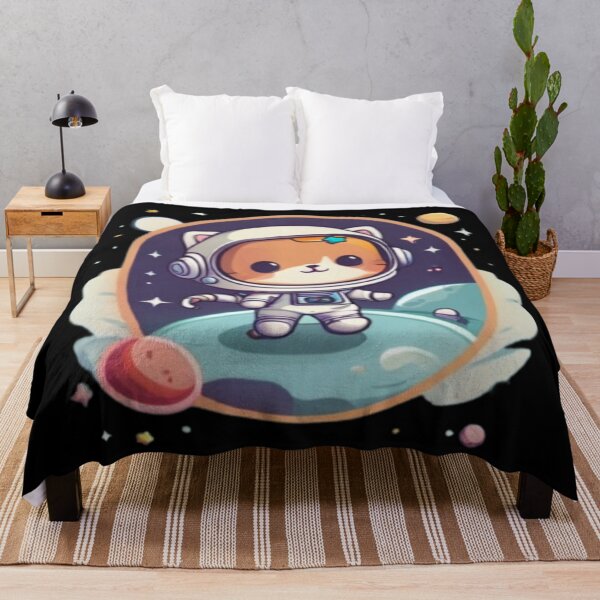 Item preview, Astronaut kitten in Space designed and sold by BaisaStudio.