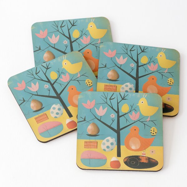 Item preview, Vintage Style Easter- Painting and Collage designed and sold by Offset Vinyl Film.