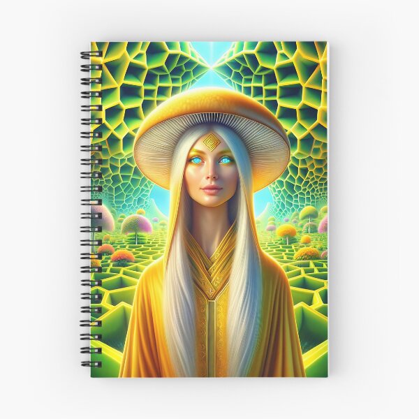 Artikelvorschau, Goldene Lehrergöttin im psychedelischen Naturreich entworfen und verkauft von Golden-Teacher.