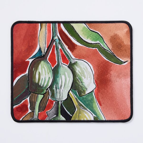 Item preview, Gum nuts with red background designed and sold by rpfeifferactiv8.