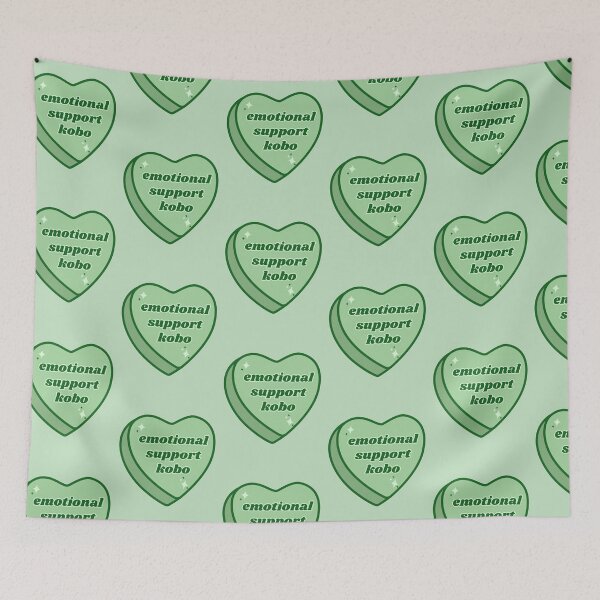 Item preview, Emotional Support Kobo - Green designed and sold by BecomingBookish.