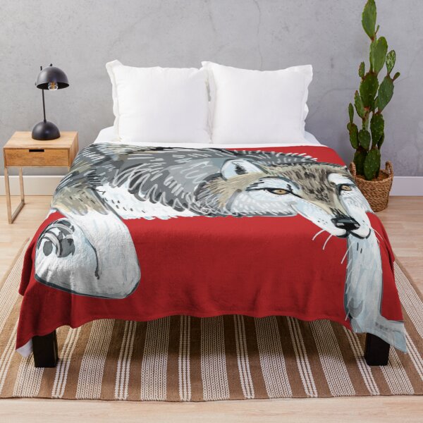 Item preview, Totem Hokkaido gray wolf Red designed and sold by belettelepink.