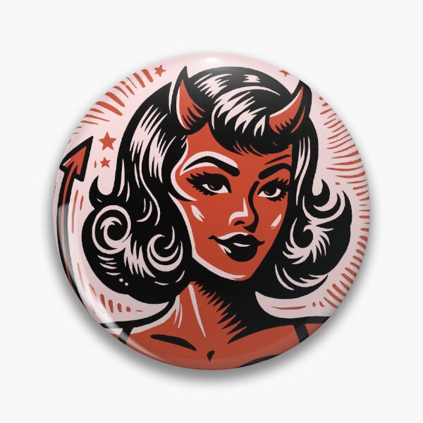 Item preview, Retro Devil Girl designed and sold by Texterns.