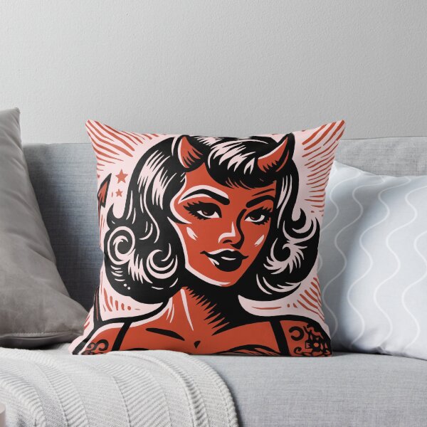 Item preview, Retro Devil Girl designed and sold by Texterns.