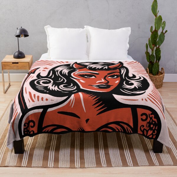 Item preview, Retro Devil Girl designed and sold by Texterns.
