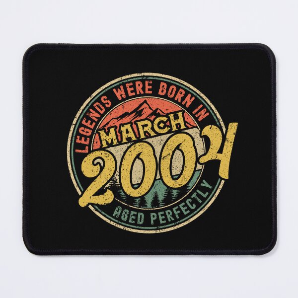 Item preview, Legends were born in MARCH 2004 - aged perfectly - awesome vintage birthday designed and sold by oudinmeissArt.