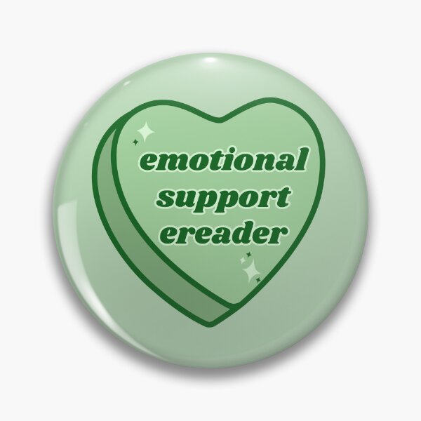 Item preview, Emotional Support Ereader - Green designed and sold by BecomingBookish.