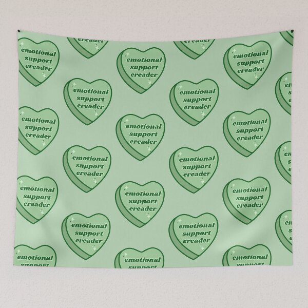 Item preview, Emotional Support Ereader - Green designed and sold by BecomingBookish.