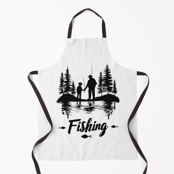 Item preview, Father and Son Fishing Print designed and sold by Thehatinthecat.