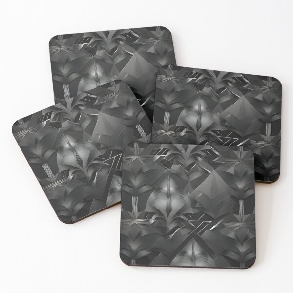 Item preview, silver art deco design 020 designed and sold by fleesphotos.