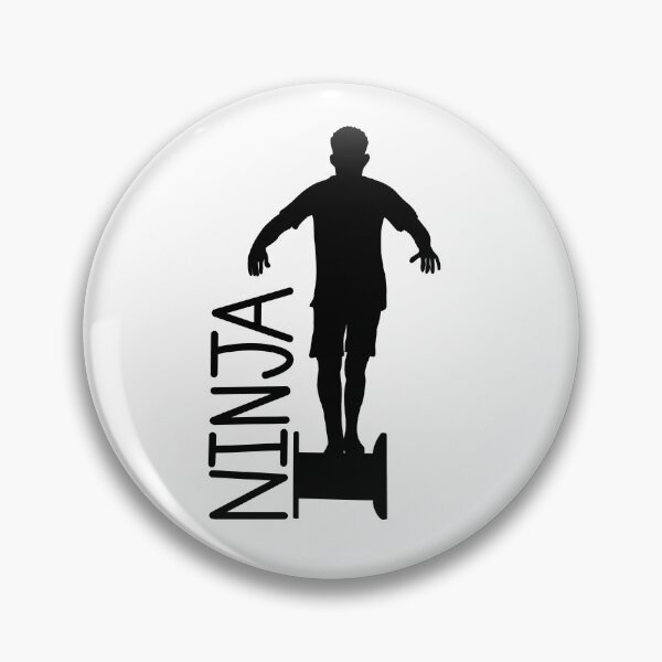 Item preview, Male ninja warrior on a roller designed and sold by EatSleepNinja.