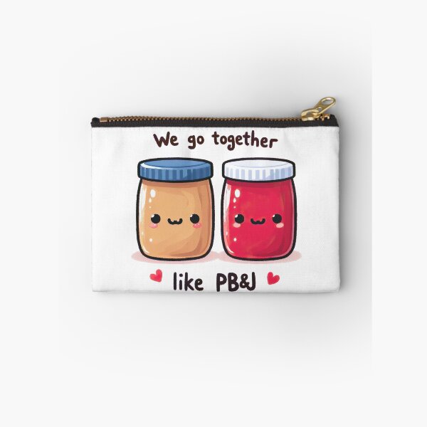 Item preview, We Go Together Like Peanut Butter & Jelly Kawaii designed and sold by pixiedustpaint.