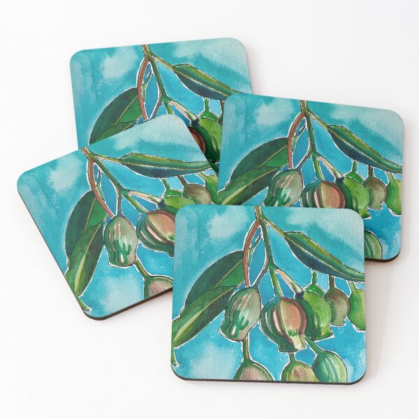 Item preview, Gumnuts with bluebackground designed and sold by rpfeifferactiv8.