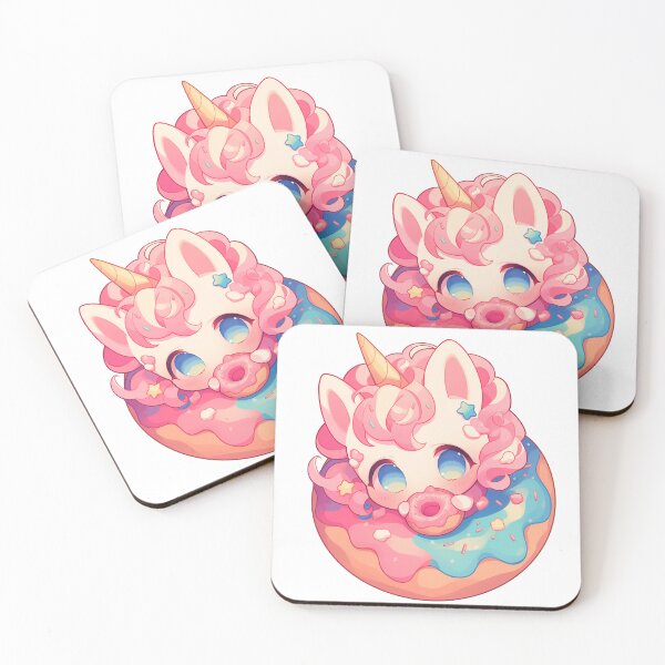 Item preview, Unicorn Doughnut Cartoon Cute designed and sold by Bwittaya.