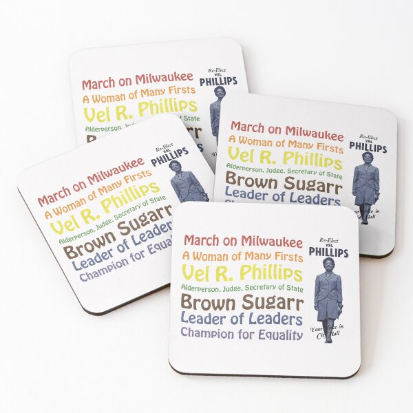 Item preview, Vel R. Phillips • March on Milwaukee designed and sold by MKE Rhine Maiden  •  Grumble Services, LLC..