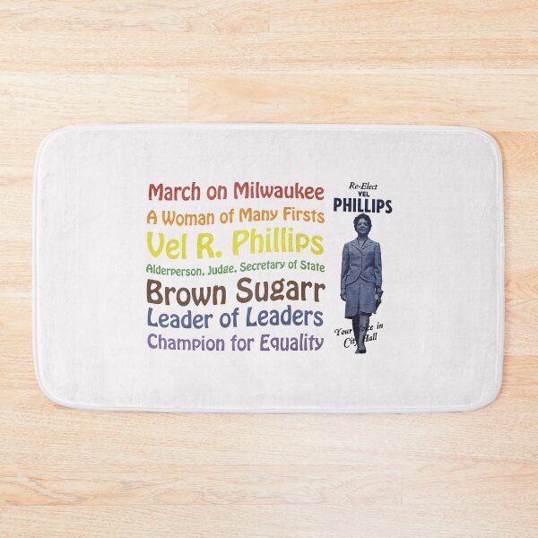 Item preview, Vel R. Phillips • March on Milwaukee designed and sold by MKE Rhine Maiden  •  Grumble Services, LLC..