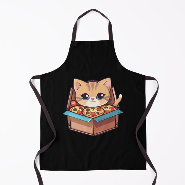 Item preview, Cute Kawaii Cat in Pizza Box designed and sold by BaisaStudio.
