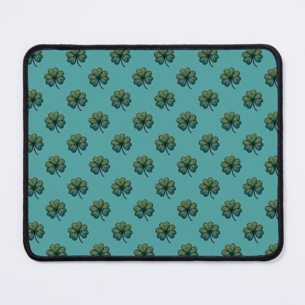 Item preview, Green Teal Gradient Pattern St Patrick's Day Sham rock leaf designed and sold by The magic  Yellow bus.