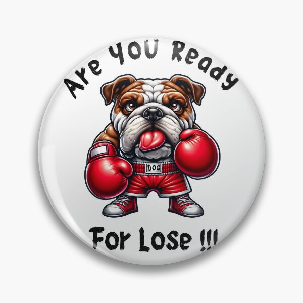 Item preview, Boxing Bulldog - Bulldog Fighter Wearing Boxing Gloves designed and sold by MR-Artist24.