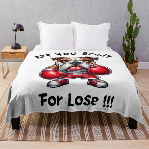 Item preview, Boxing Bulldog - Bulldog Fighter Wearing Boxing Gloves designed and sold by MR-Artist24.