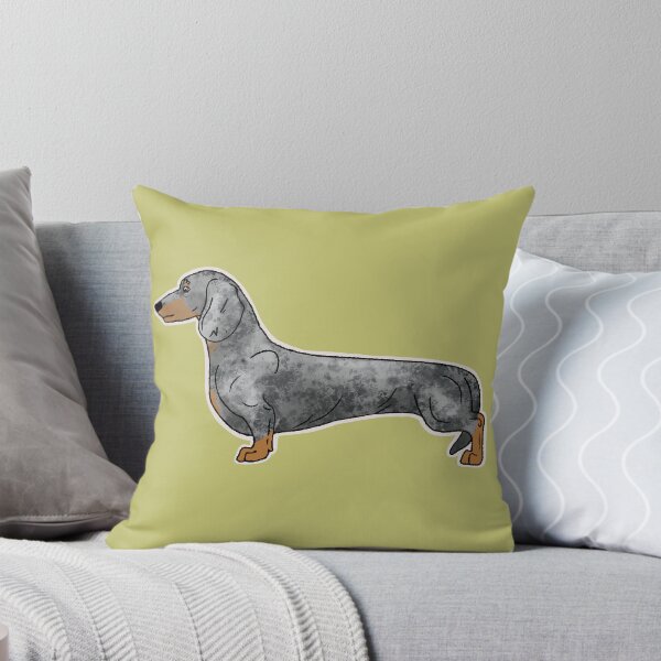 Item preview, Blue Dapple Short Coated Dachshund designed and sold by harmopiavu.