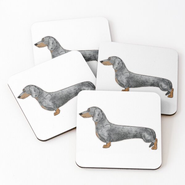 Item preview, Blue Dapple Short Coated Dachshund designed and sold by harmopiavu.