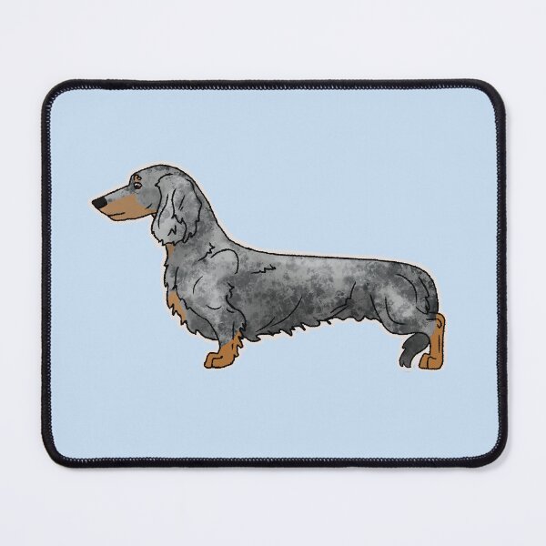 Item preview, Blue Dapple Long Coated Dachshund designed and sold by harmopiavu.