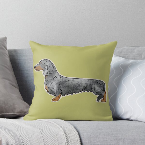 Item preview, Blue Dapple Long Coated Dachshund designed and sold by harmopiavu.