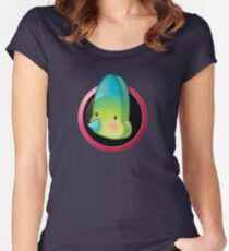 small cute bird icon Women's Fitted Scoop T-Shirt