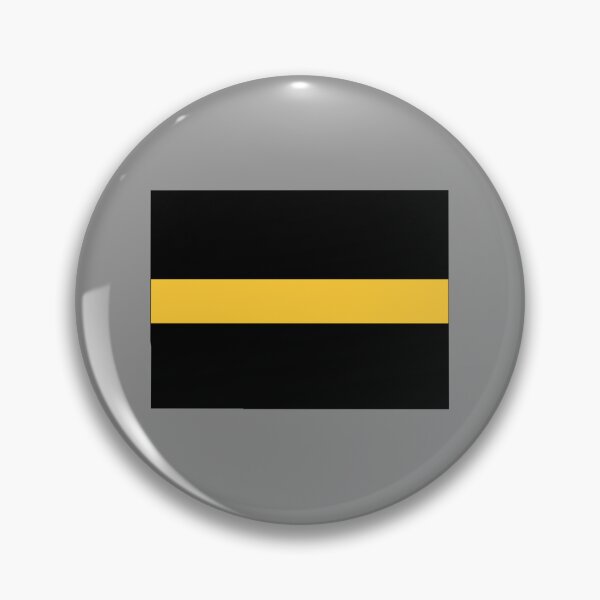 Item preview, Colorado state outline 911 Dispatcher Emergency Telecommunications Thin Gold Line flag designed and sold by GulfCoastDesign.