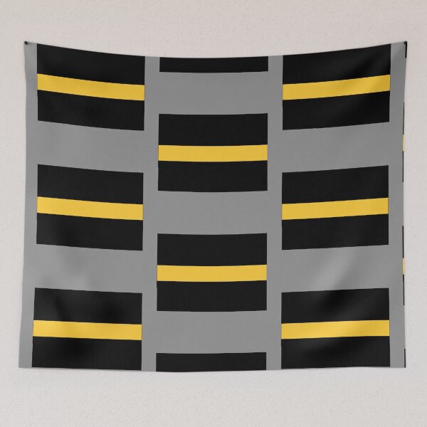 Item preview, Colorado state outline 911 Dispatcher Emergency Telecommunications Thin Gold Line flag designed and sold by GulfCoastDesign.