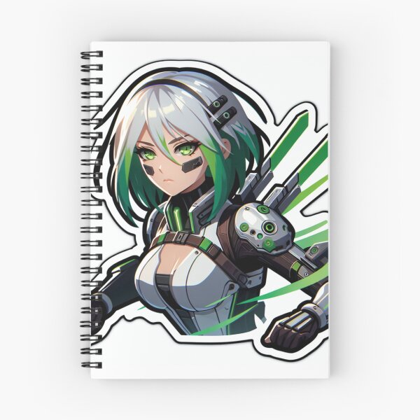 Item preview, Anime Girl Futuristic designed and sold by PassionforLove.