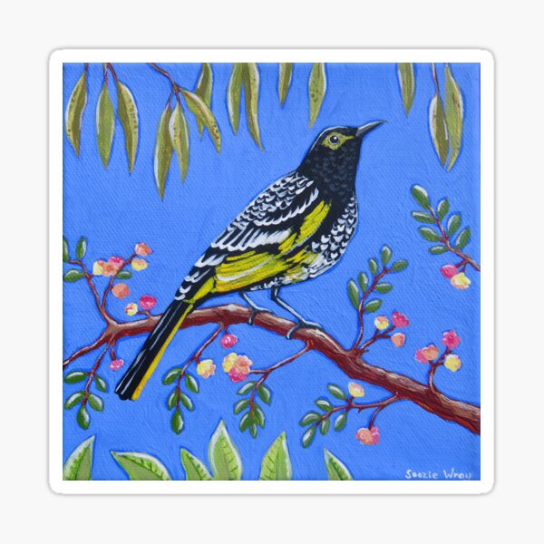 Item preview, Regent Honeyeater designed and sold by Soozie Wray.