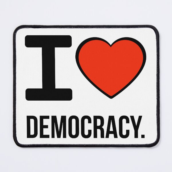 Item preview, I love democracy  designed and sold by Rachel the Artist .