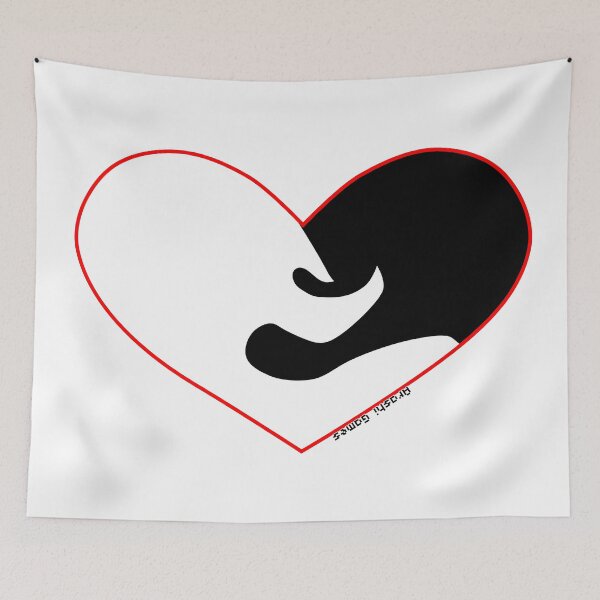 Item preview, Monochrome Style Heart designed and sold by ArashiiGames.