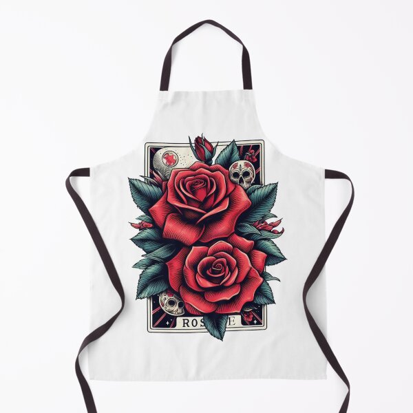 Artikelvorschau, Rote Rose Tattoo-Blume entworfen und verkauft von clarkfraser.