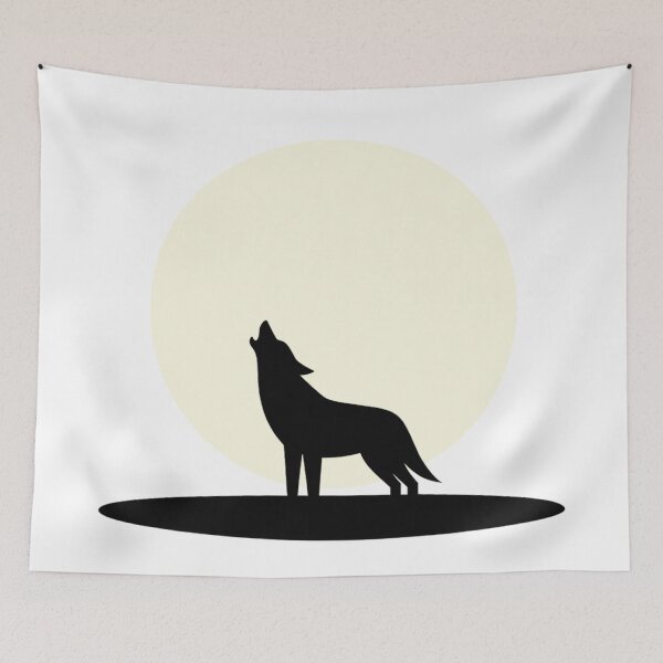 Item preview, Wolf Howling Moon designed and sold by YuckUncky.