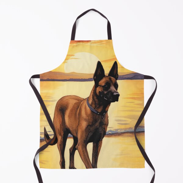 Item preview, Belgian Malinois At The Beach designed and sold by TheAnimalZ00.