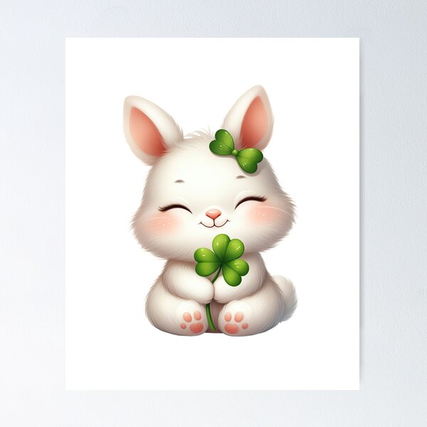 Item preview, Cute St Patrick day bunny! designed and sold by fribabywonder.