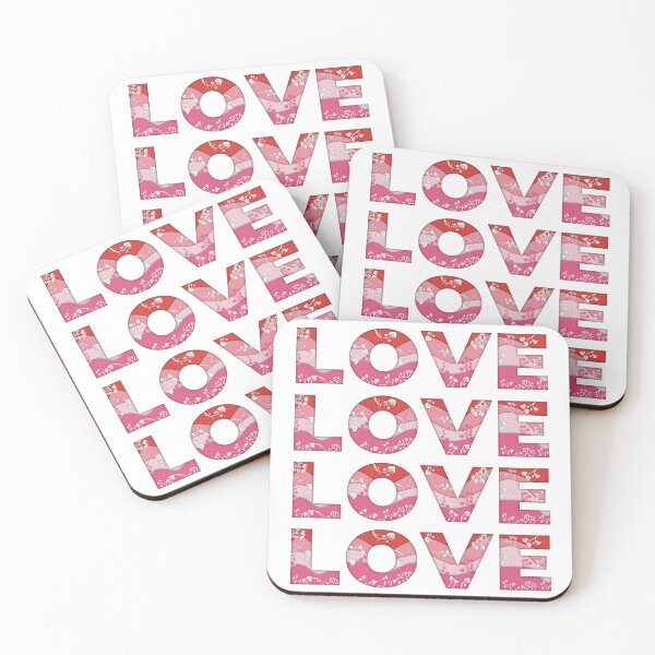 Item preview, Love Text Design in Rose designed and sold by pincay.