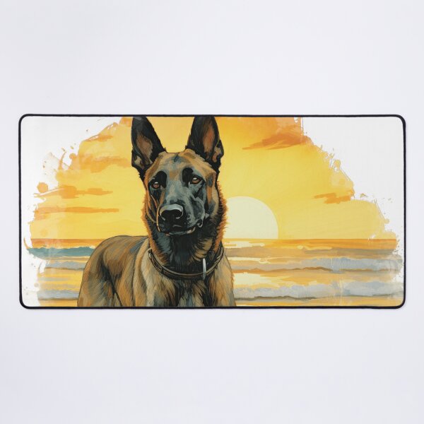 Item preview, Belgian Malinois On The Beach designed and sold by TheAnimalZ00.